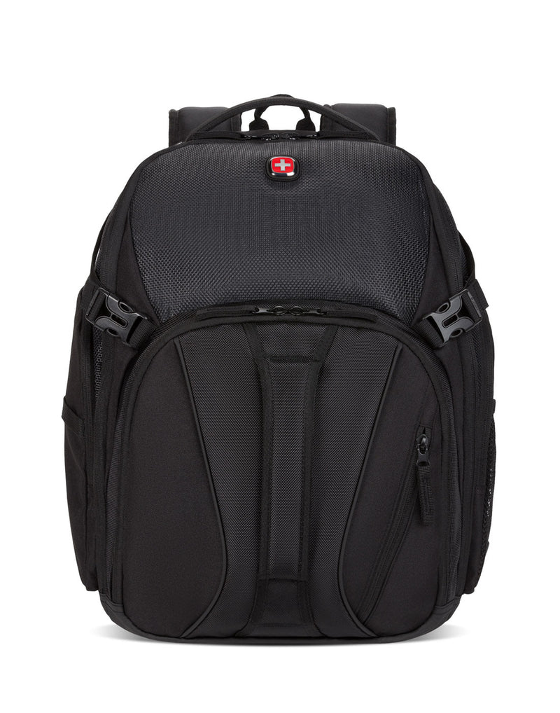 Swiss Gear Premium Pet Backpack, black, front view