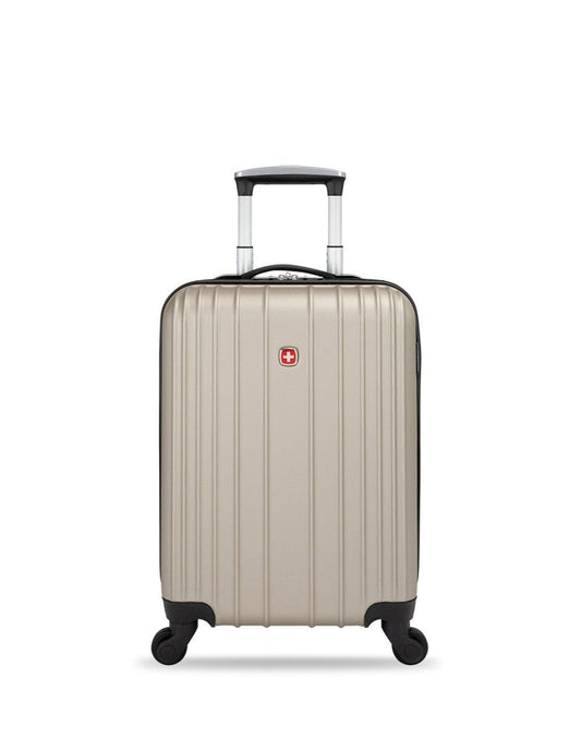 Product Image – Swiss Gear Sion 19" Hardside Carry-on Spinner, champagne, front view