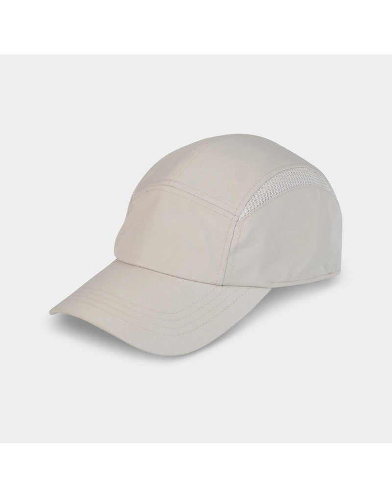 Tilley Airflo Cap, light stone colour, front angled view