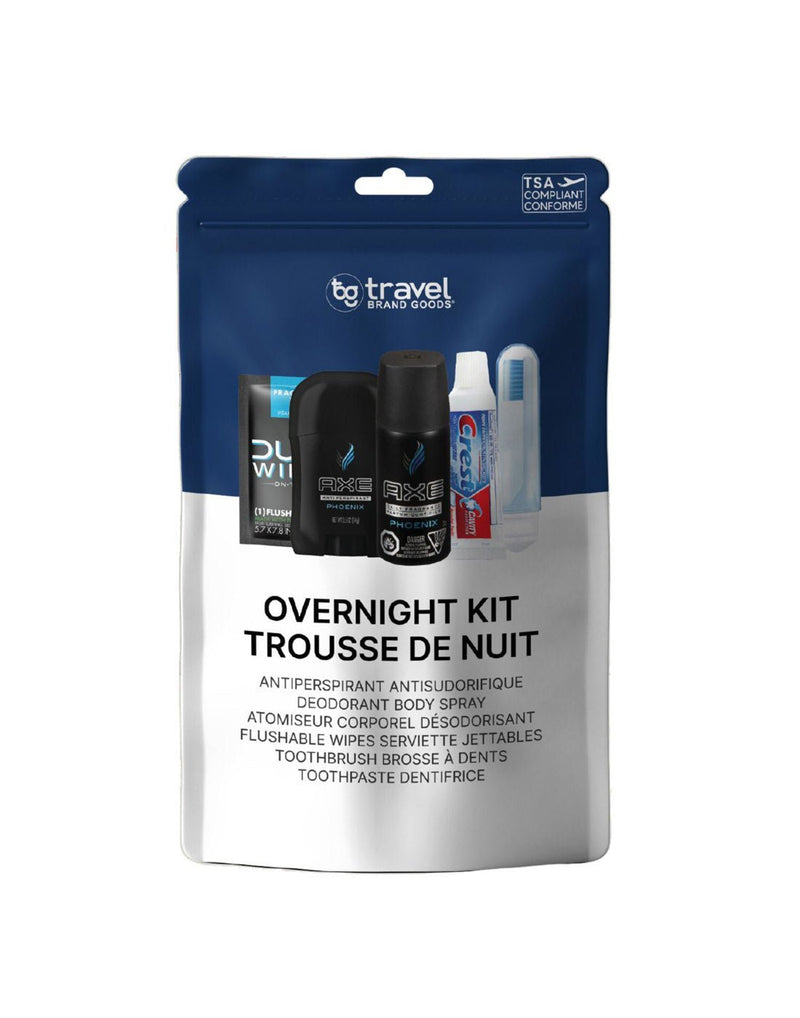 Men's Overnight Travel Kit 5pc package view