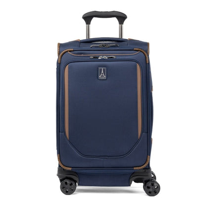 Travelpro Crew™ Classic Carry-on Expandable Spinner in Patriot Blue, front view.