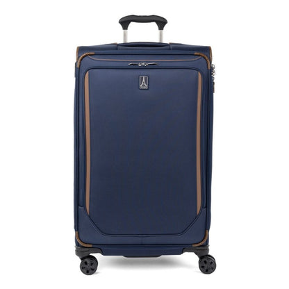 Travelpro Crew™ Classic Large Check-in Expandable Spinner in Patriot Blue, front view.