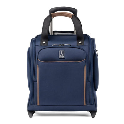 Travelpro Crew™ Classic Rolling Underseat Carry-on in Patriot Blue, front view.