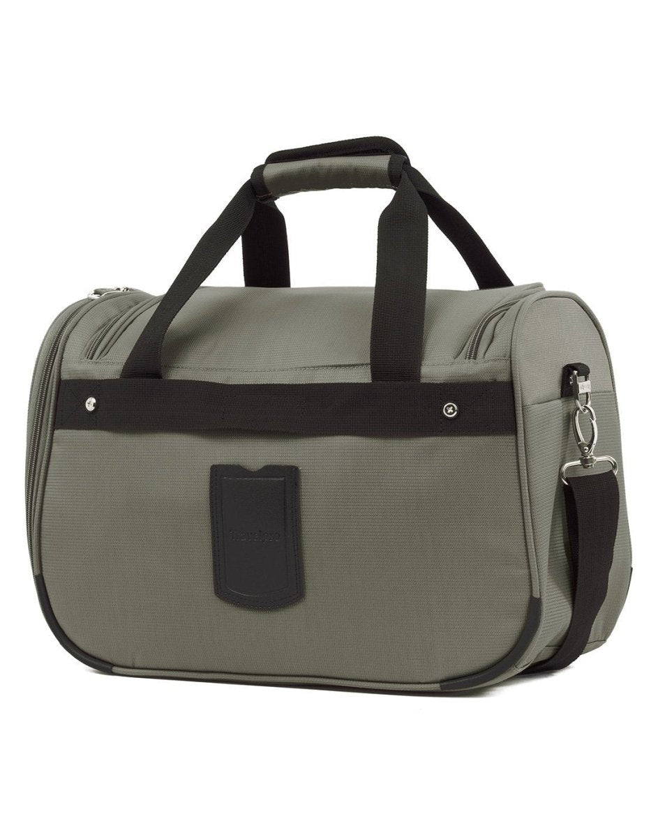 Travelpro maxlite 5 11" slate green colour soft tote back view