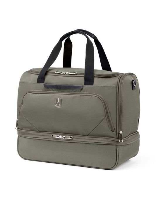 Product Image – Travelpro Maxlite 5 Drop-Bottom Weekender Bag in slate green, front angled view