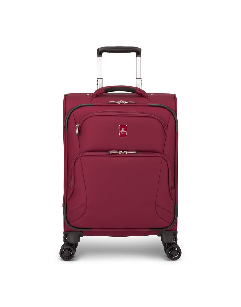 Atlantic Artisan III 19" Spinner Carry-on, burgundy, front view