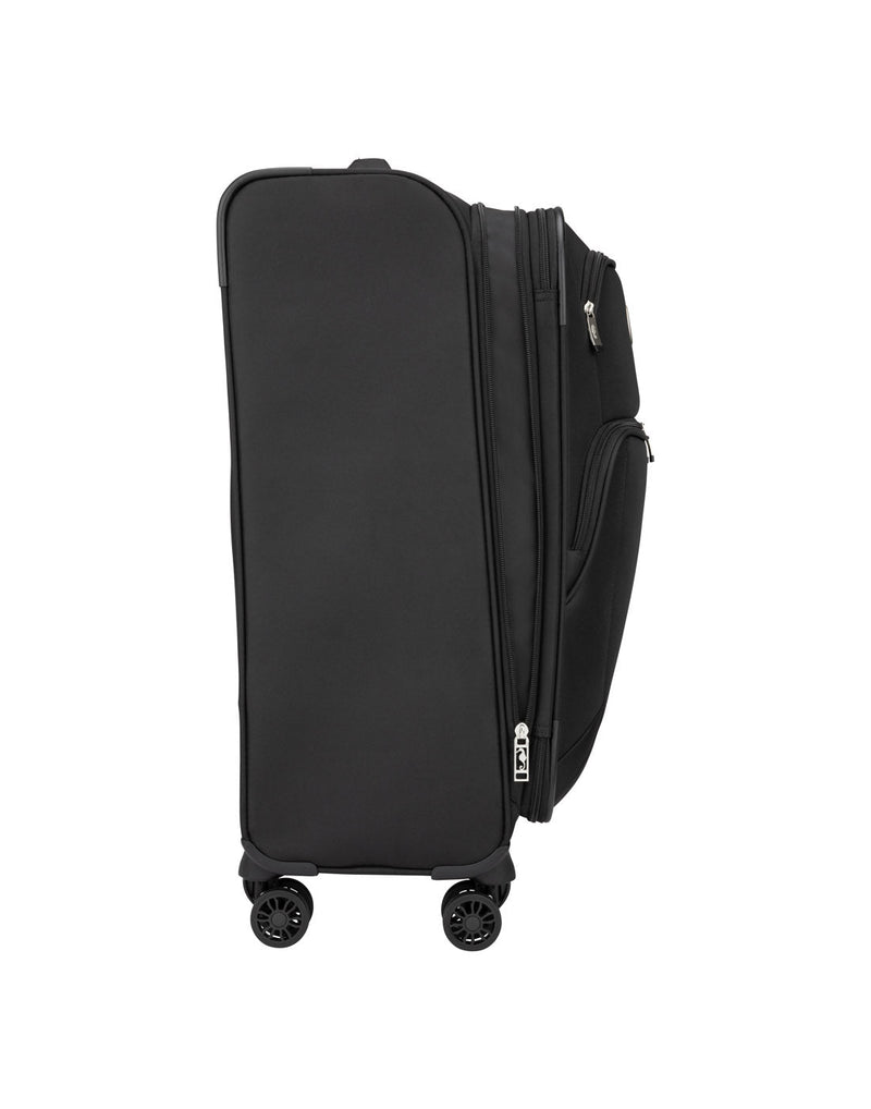 Atlantic Artisan III 24" Expandable Spinner, black, expanded, side view