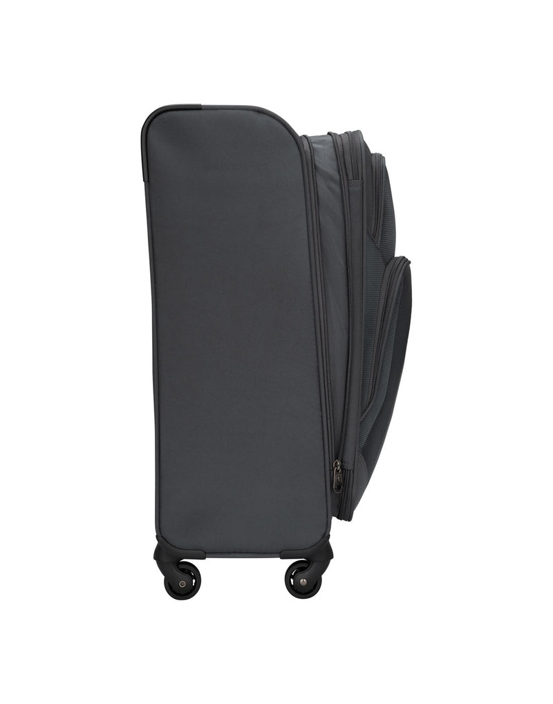 Atlantic Bavaria 24" Expandable Spinner in charcoal, side view, expanded