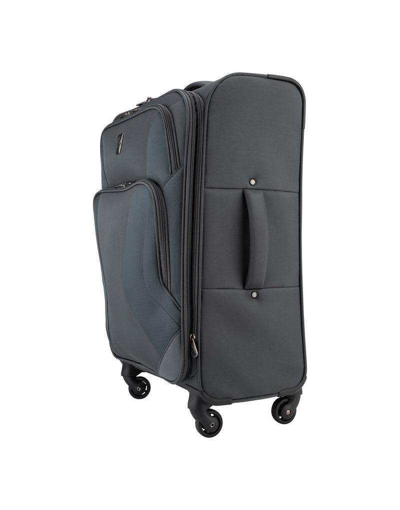 Atlantic Bavaria 24" Expandable Spinner in charcoal, side angled view