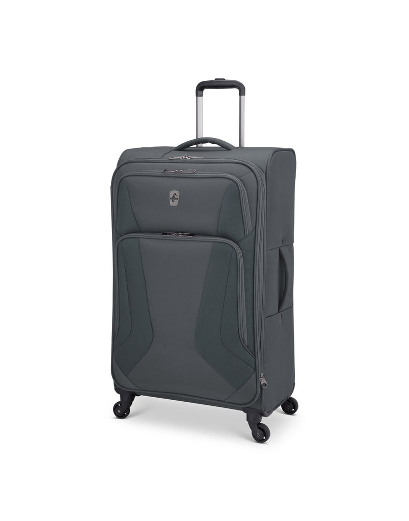 Atlantic Bavaria 28" Expandable Spinner in charcoal, front angled view