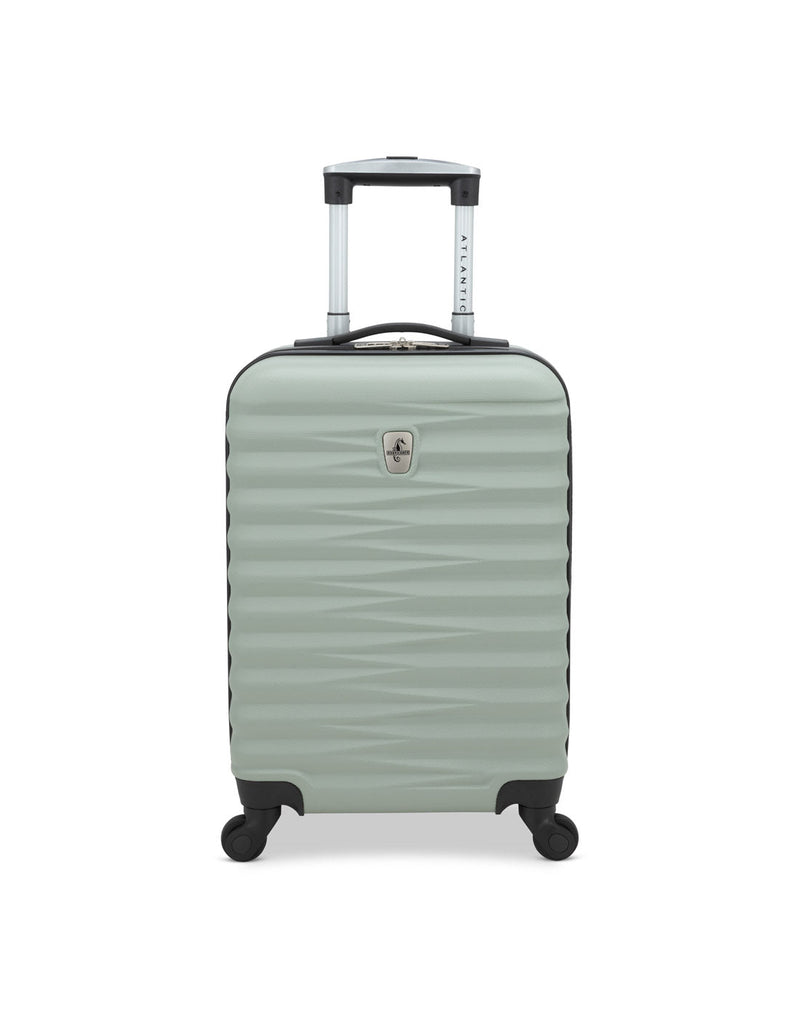 Atlantic Chaser Hardside 19" Spinner Carry-on in seagrass pale green colour, front view