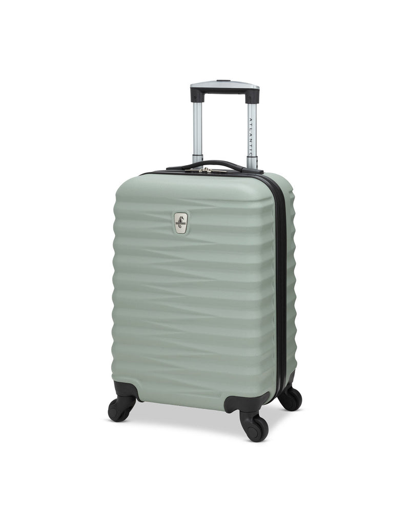Atlantic Chaser Hardside 19" Spinner Carry-on in seagrass pale green colour, front angled view
