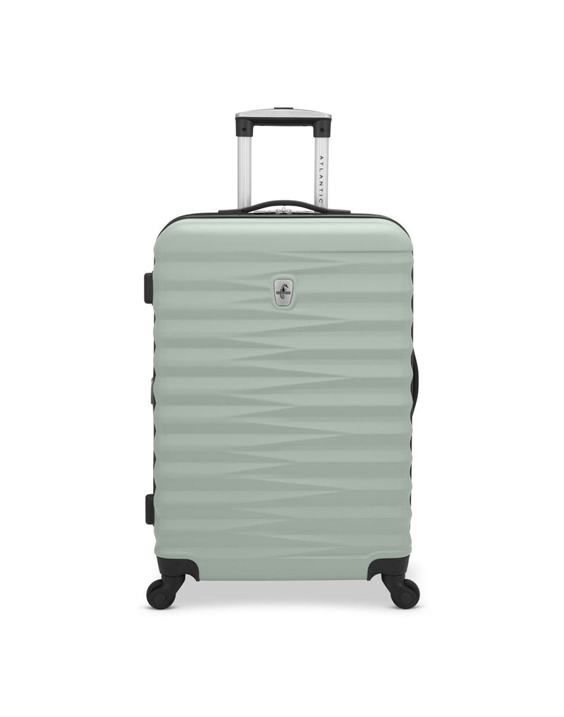Atlantic Chaser Hardside 24" Expandable Spinner in seagrass light green colour, front view