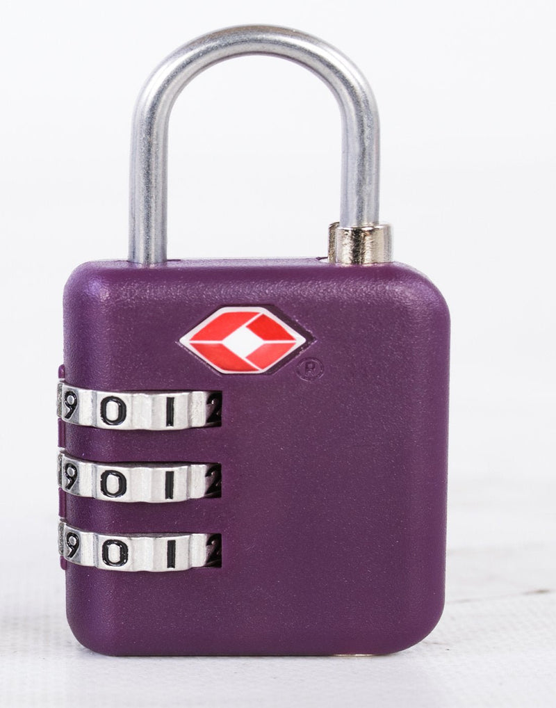 Austin house travel sentry purple colour padlock