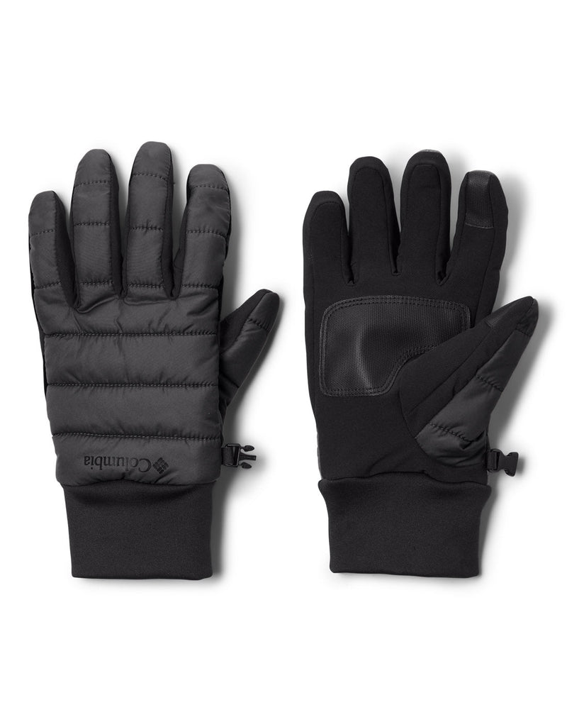 Columbia Men's Powder Lite™ Gloves, black, one palm side up, one palm side down