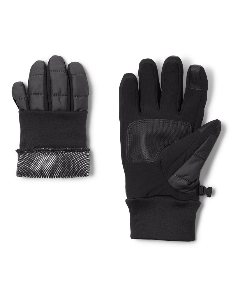 Columbia Men's Powder Lite™ Gloves, one glove rolled up at the cuff to show reflective lining
