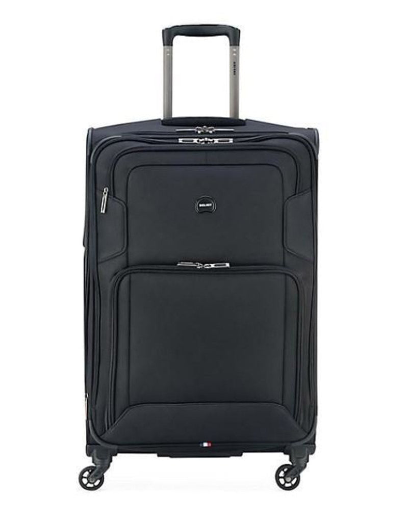 Delsey Optima Expandable 32" Spinner, black, front view