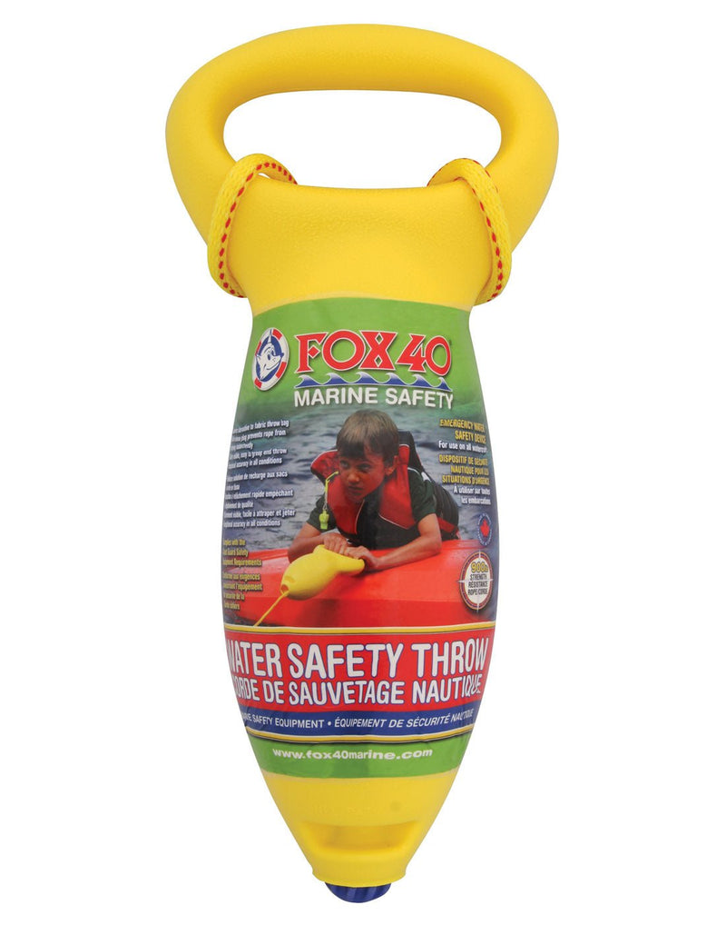 Image of the front packaging for the Fox 40® Water Safety Throw.