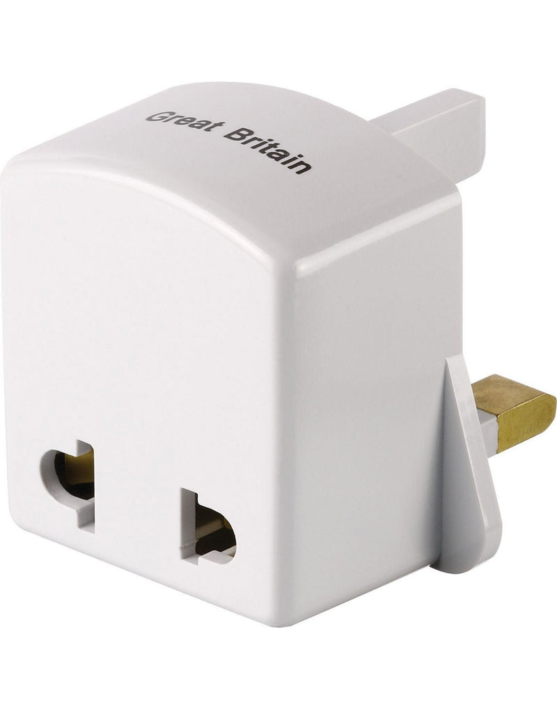 Go Travel America-UK Adapter, front angled view