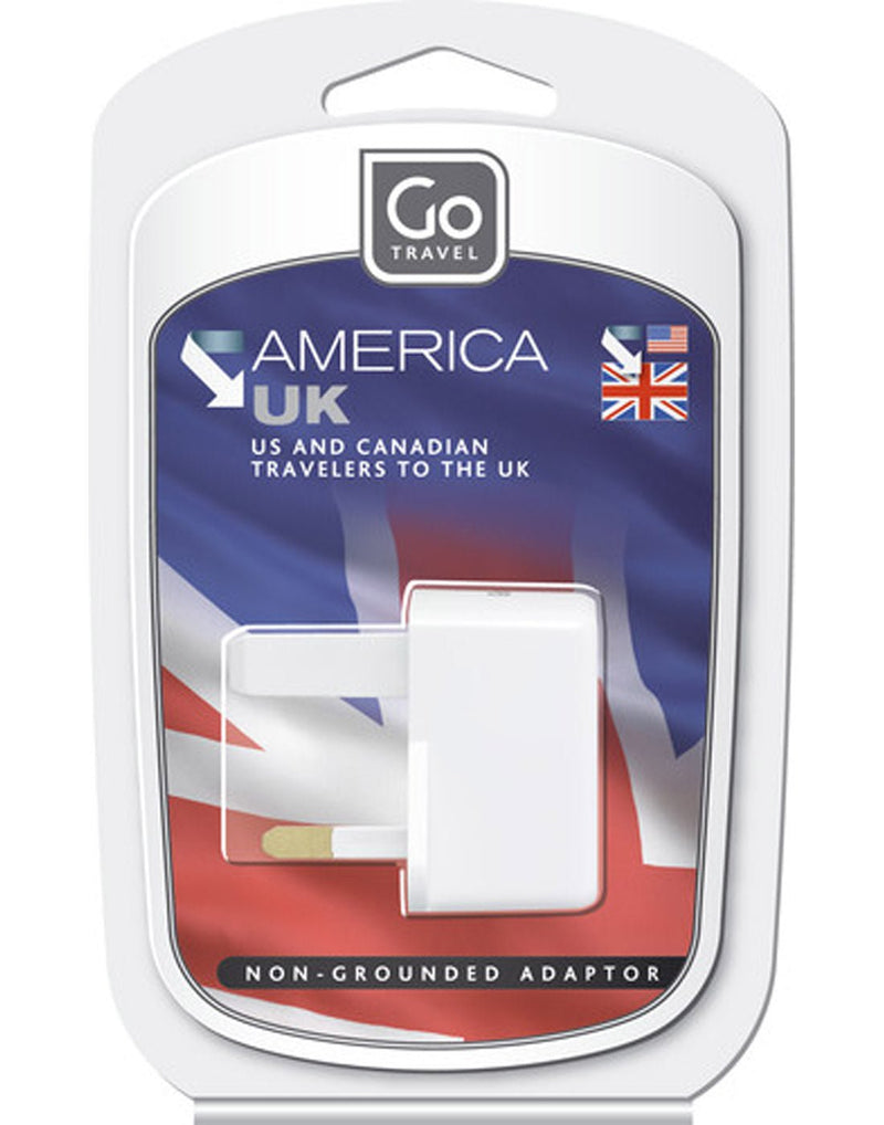 Go Travel America-UK Adapter, front package view