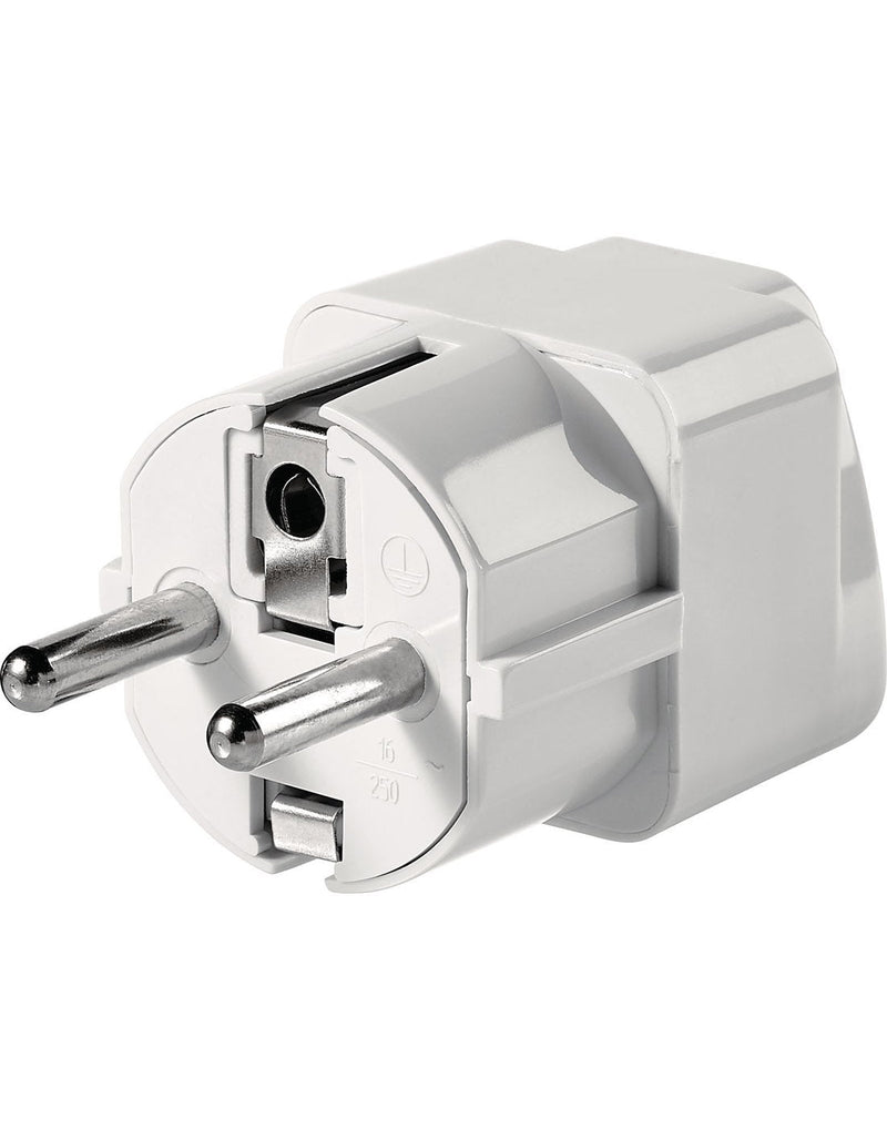 Go Travel N&S America to Europe Adapter, back angled view