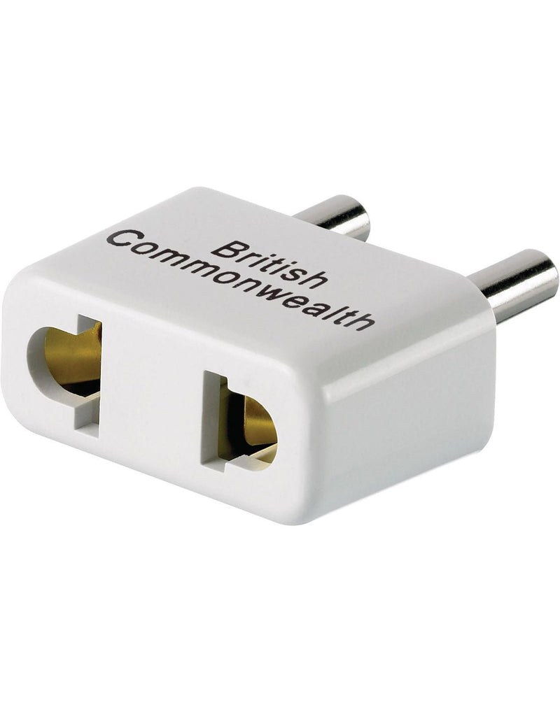 Go Travel British Commonwealth adapter, front angled view
