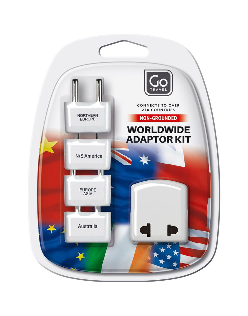 Go Travel Worldwide Adapter Kit, package view