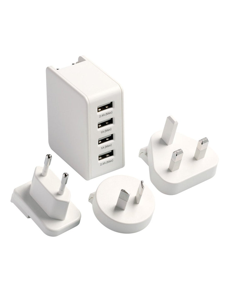 Go travel worldwide USB charger content