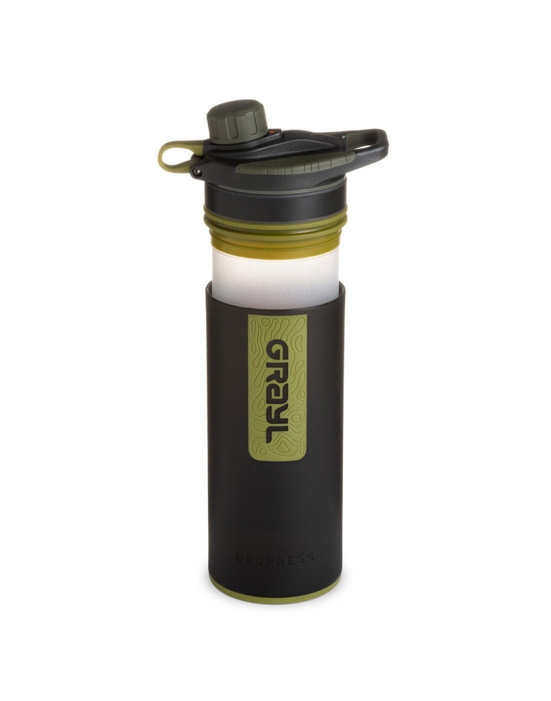 Grayl geopress„ water purifier  camo black colour effectiveness of GEOPRESS. 