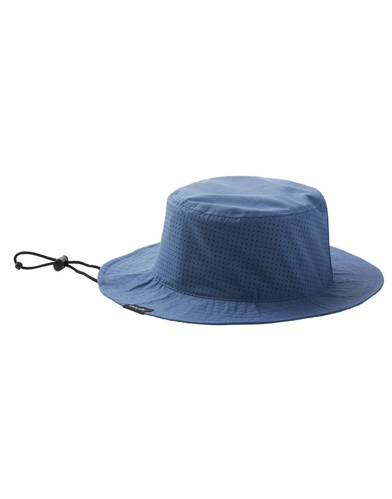 Huk Men's Performance Bucket Hat in Titanium Blue, back view
