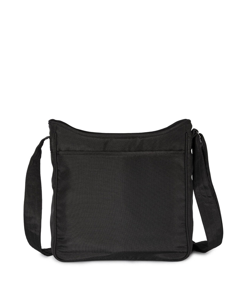 Lug Hopscotch Crossbody Bag, brushed black, back view