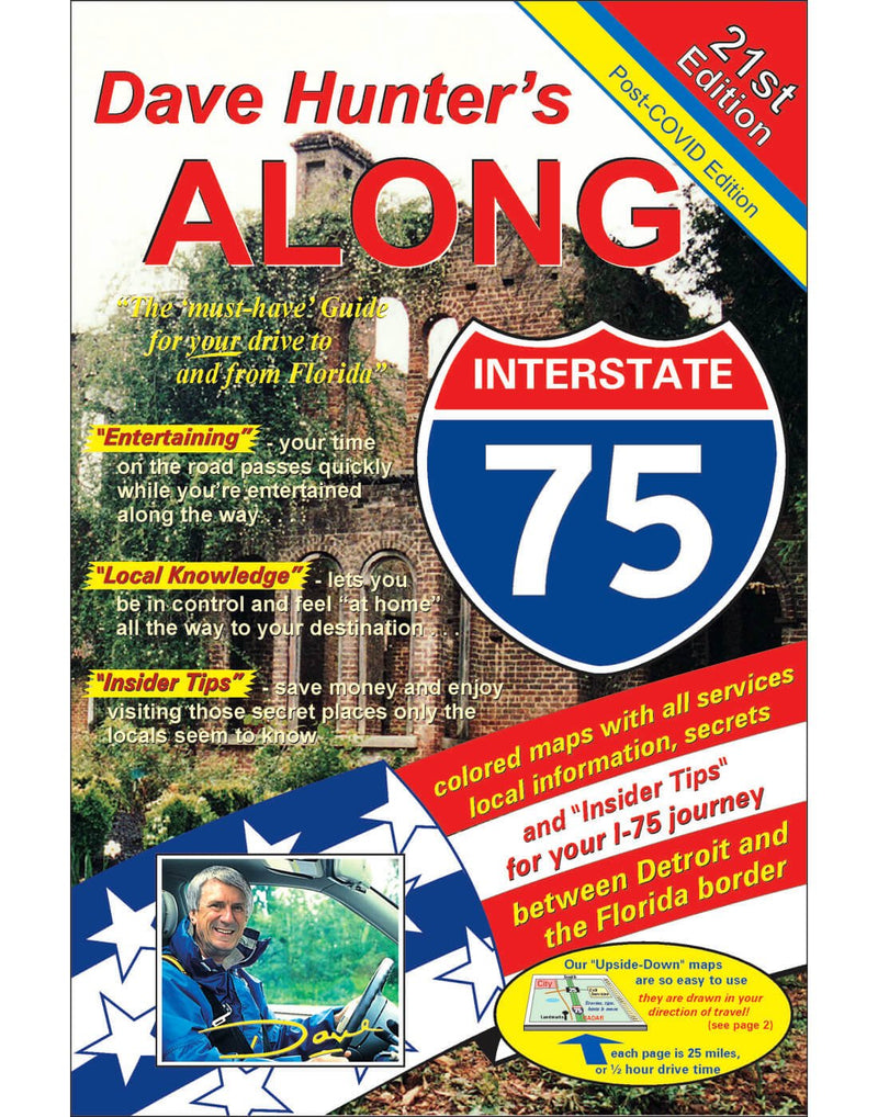 Front cover of Dave Hunter's Along I-75 book