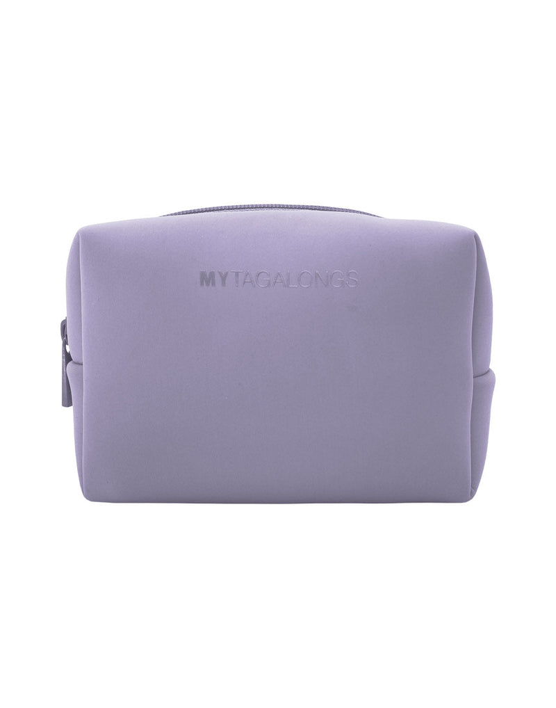 MyTagAlongs Cosmetic Case, light lilac, front view