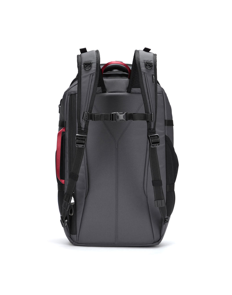 Pacsafe Venturesafe® EXP35 Anti-Theft Travel Backpack, slate, back view