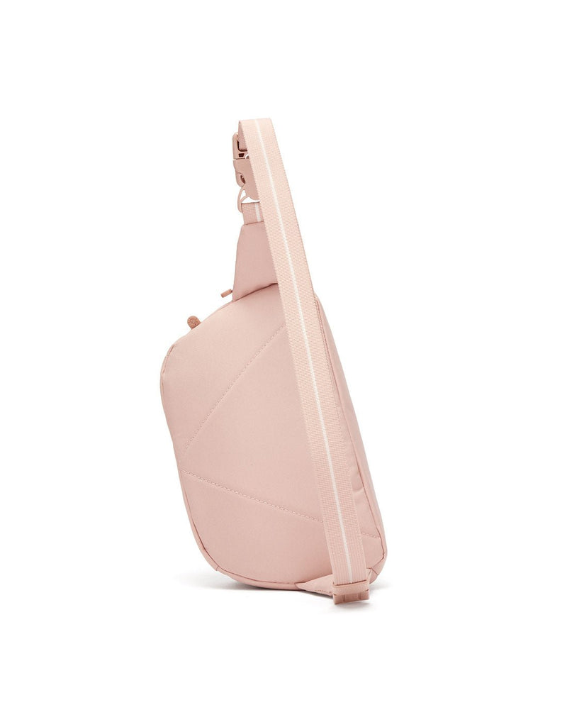 Pacsafe®Go Anti-Theft Sling Pack, sunset pink, back view