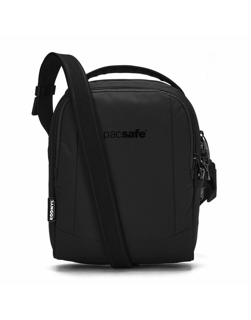 Pacsafe® LS100 Anti-theft Crossbody Bag, black, front view