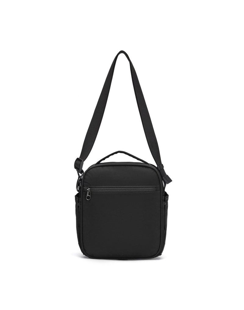 Pacsafe® LS200 Anti-theft Crossbody Bag, black, back view