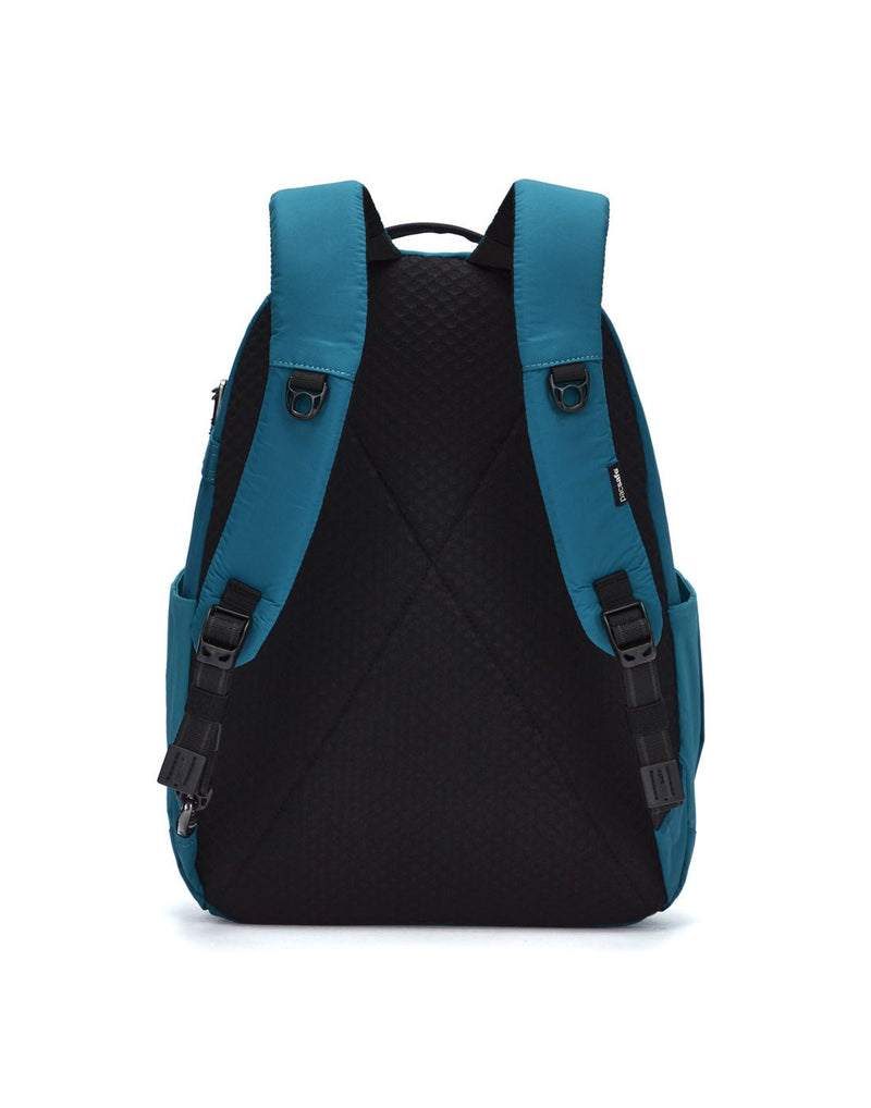 Pacsafe LS350 Anti-Theft 15L Backpack, tidal teal, back view