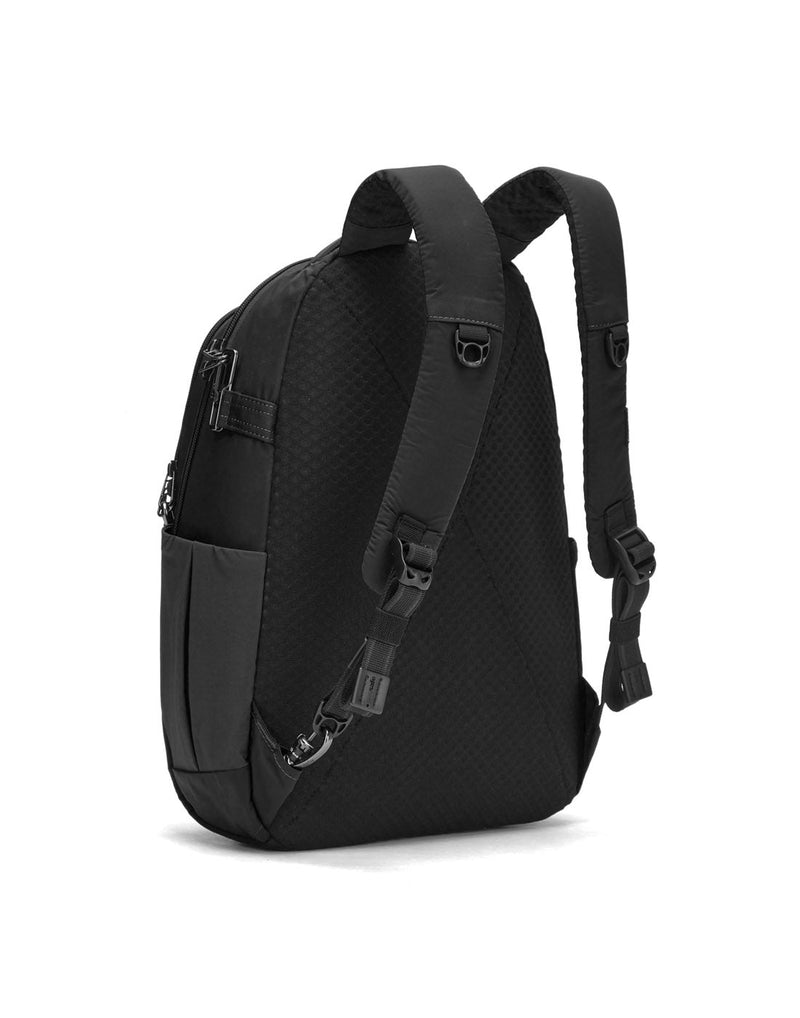 Pacsafe LS350 Anti-Theft 15L Backpack, black, back angled view