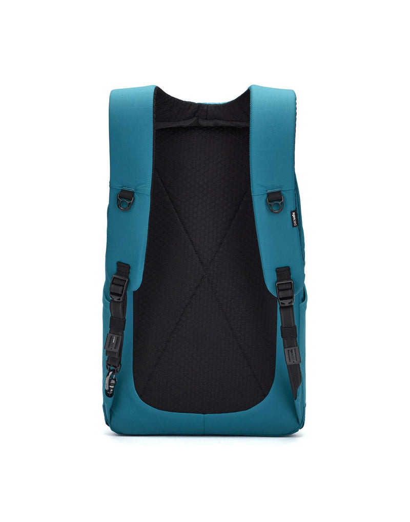 Pacsafe® LS450 Anti-Theft 25L Backpack, tidal teal, back view