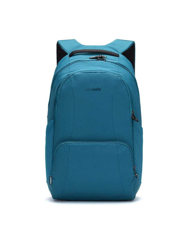 Pacsafe® LS450 Anti-Theft 25L Backpack, tidal teal, front view