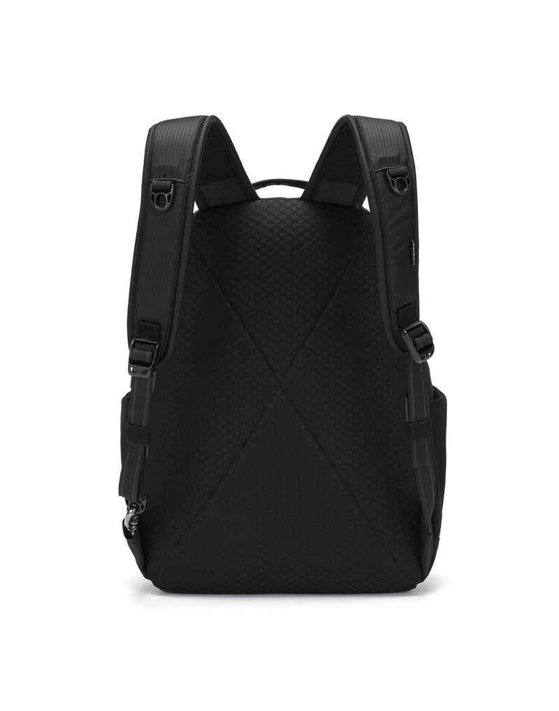 Pacsafe Metrosafe LS350 Anti-Theft 15L Backpack, black, back view