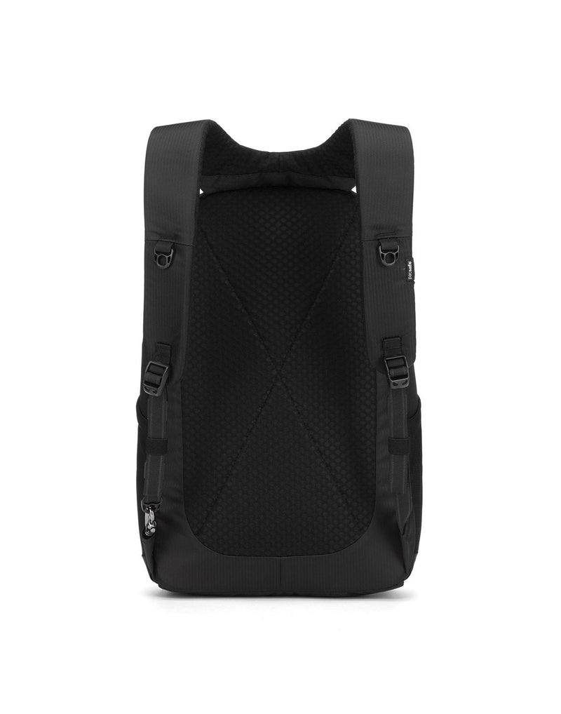 Pacsafe Metrosafe LS450 Anti-Theft 25L Backpack, black, back view