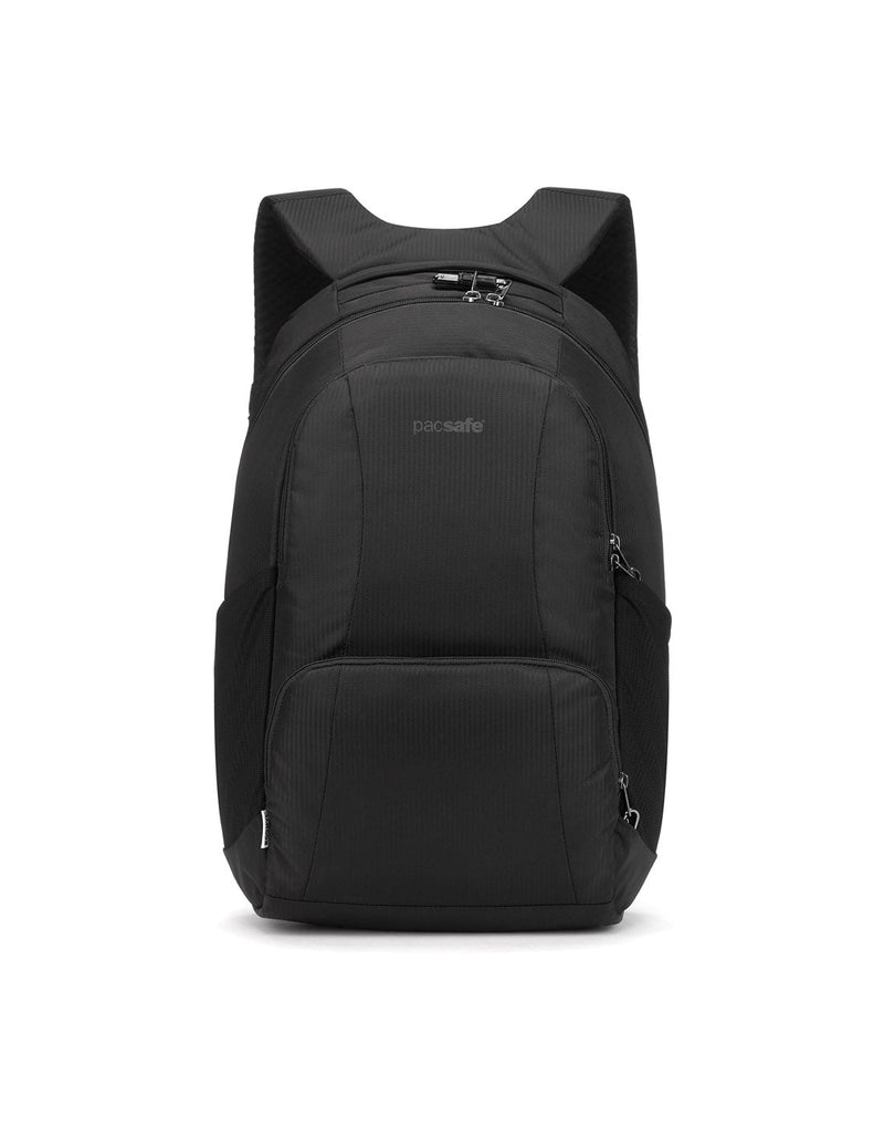 Pacsafe Metrosafe LS450 Anti-Theft 25L Backpack, black, front view