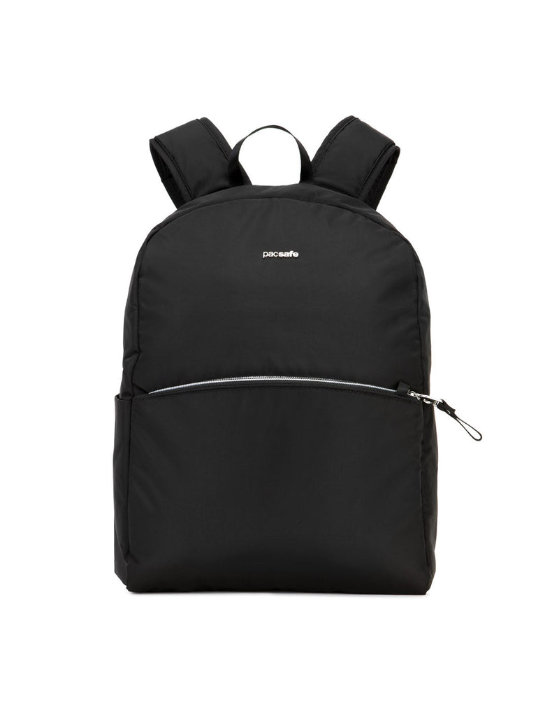 Pacsafe Stylesafe Anti-theft Backpack, black, front view