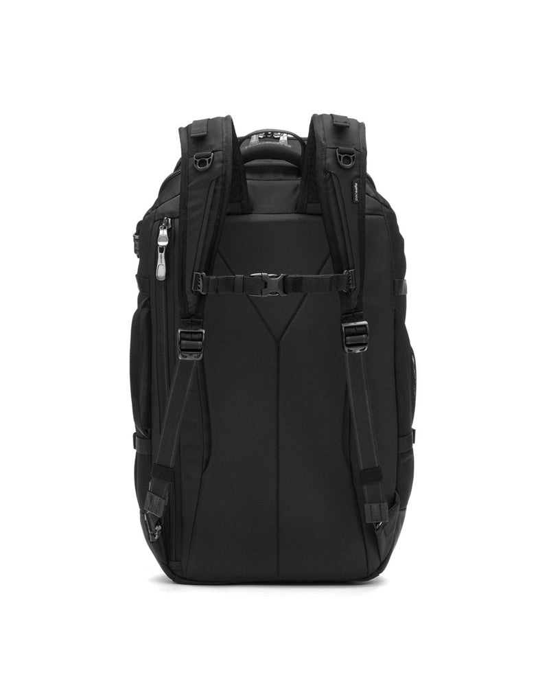 Pacsafe Venturesafe® EXP35 Anti-Theft Travel Backpack, black, back view