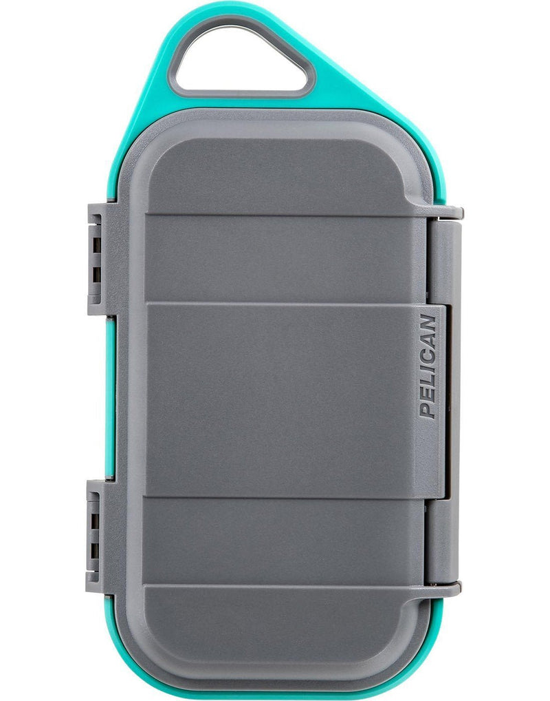 Pelican go™ g40 personal utility go case slate/teal colour front view