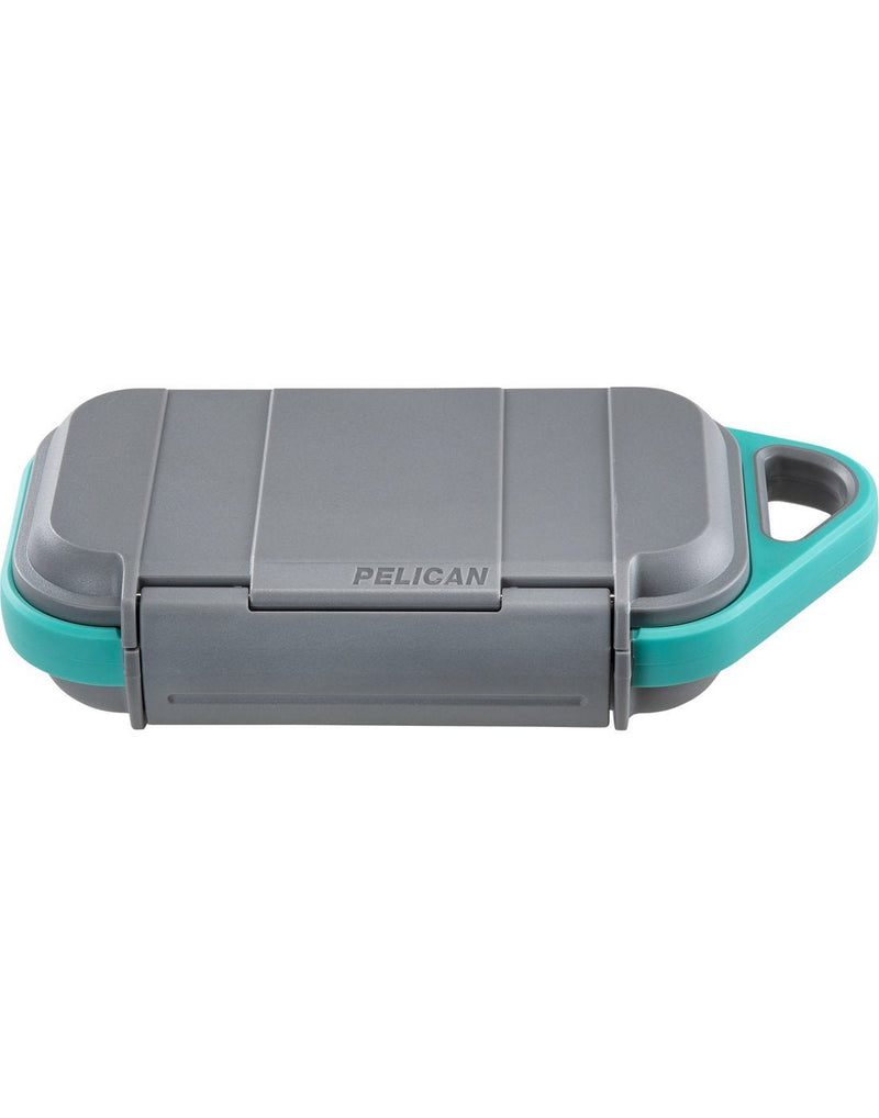 Pelican go™ g40 personal utility go case slate/teal colour corner view