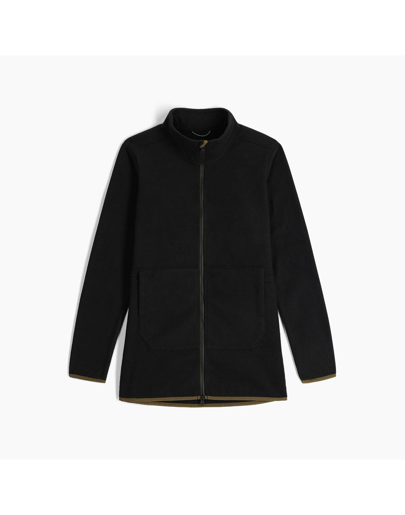 Front view of the Royal Robbins Women's Arete Jacket in Black.