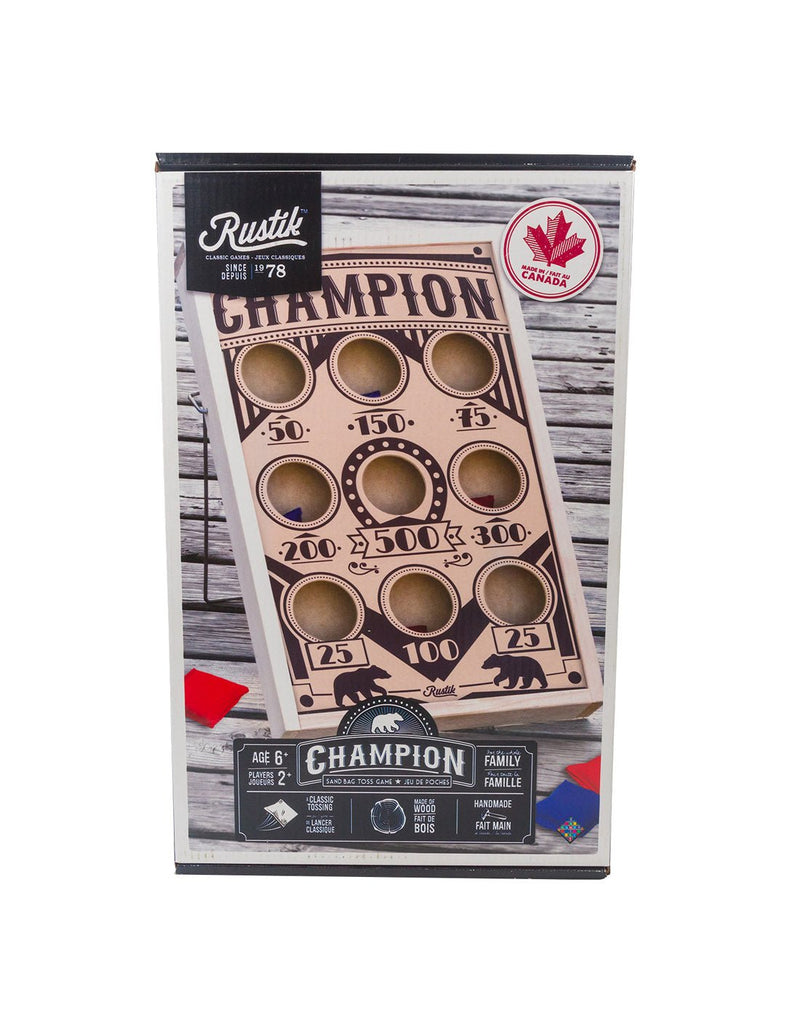 Champion Sand Bag Toss Game front of box